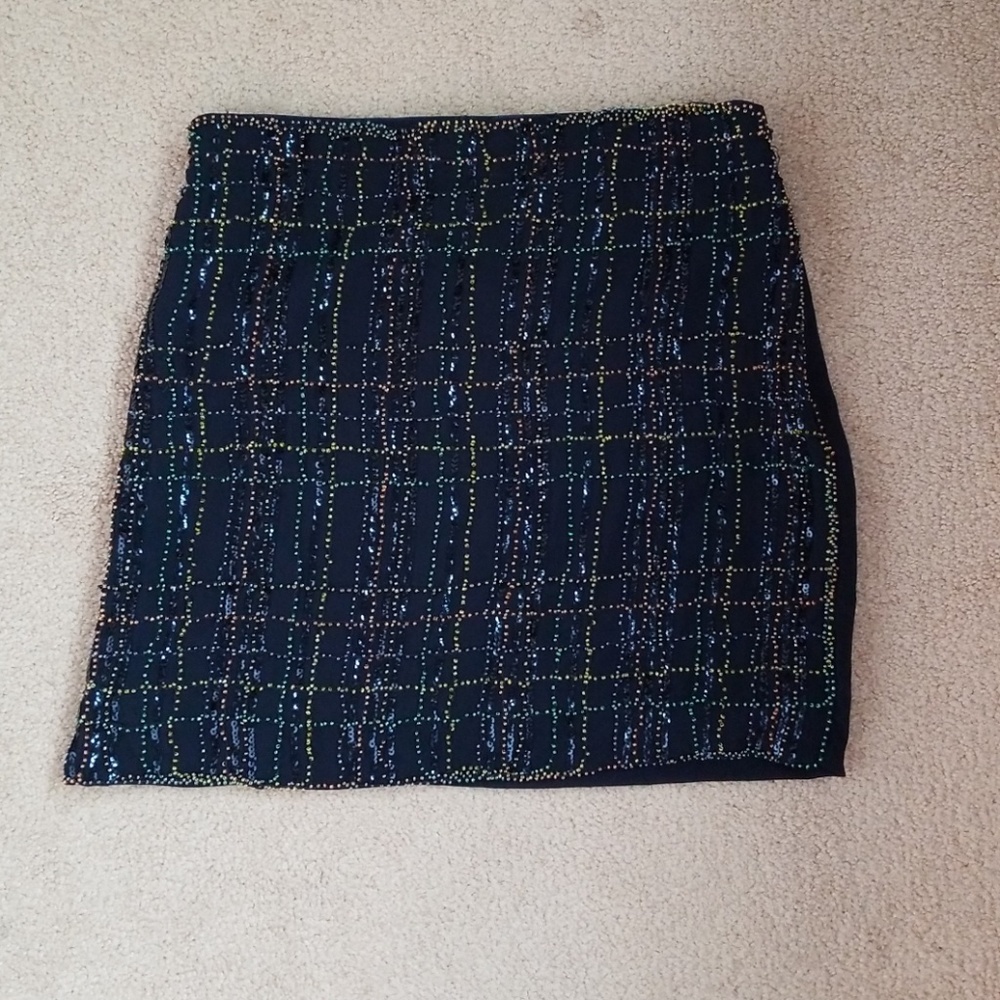Navy blue skirt